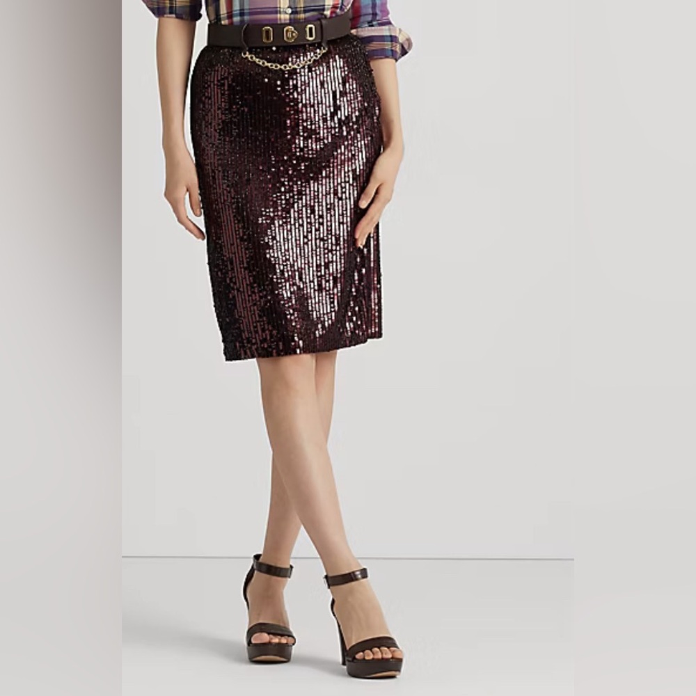 Lauren Ralph Lauren
Women's Sequined Tulle Pencil Skirt(NWOT)